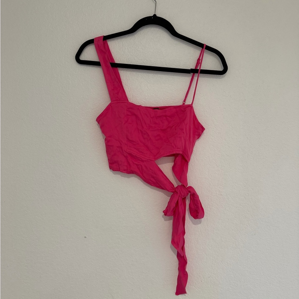 Pink Tie-Front Women Top | free people